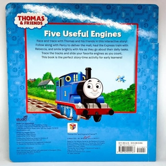 CLEARANCE! Thomas & Friends: Five Useful Engines Maggie Fischer Board Book - Picture 2 of 9